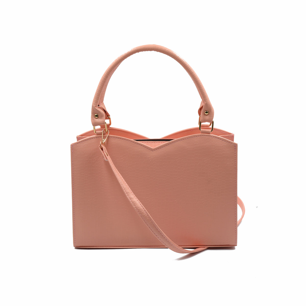 Posh Crossbody Bag - Peach