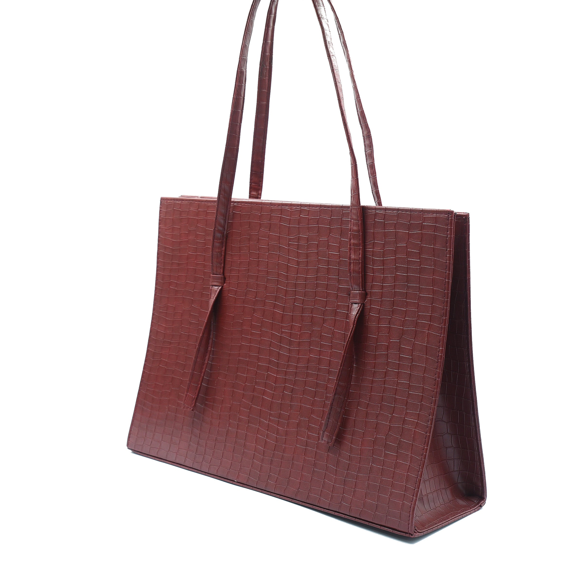 Trendiq Large Capacity Handbag - Maroon