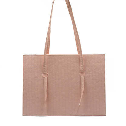 Trendiq Large Capacity Handbag - Peach