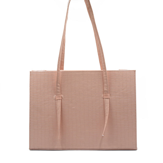 Trendiq Large Capacity Handbag - Peach