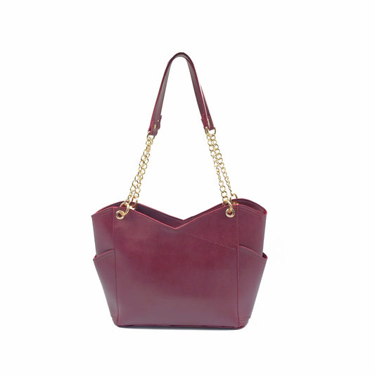 Glamor Tote Bag - Maroon