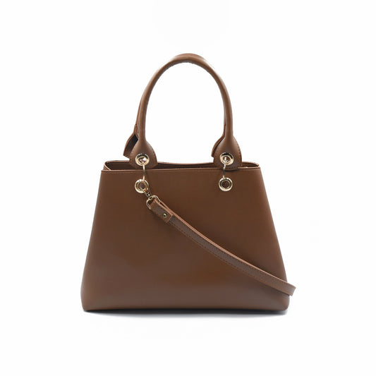 Modish Tote Bag - Brown