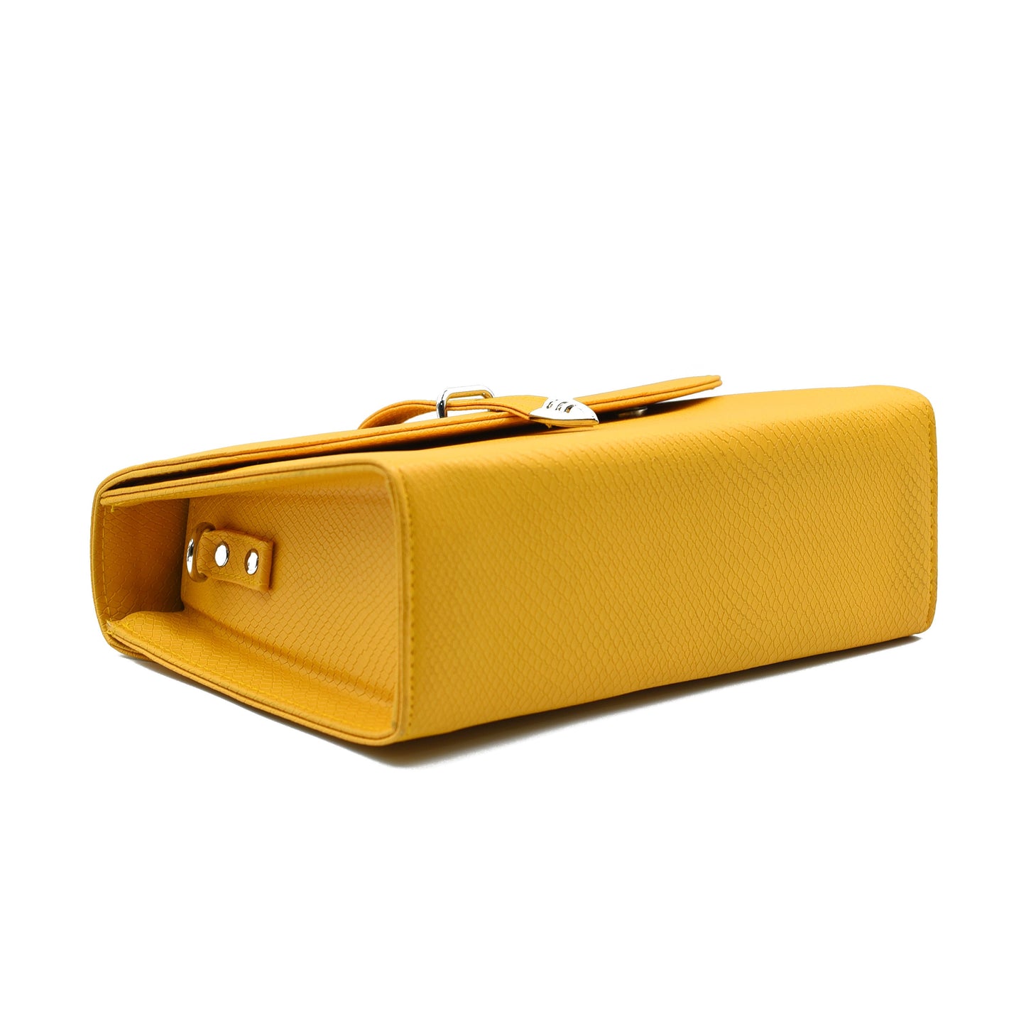 Classic Square Top Handle Bag - Yellow