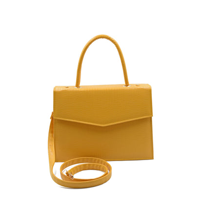 Statique Handbag For Women - Yellow