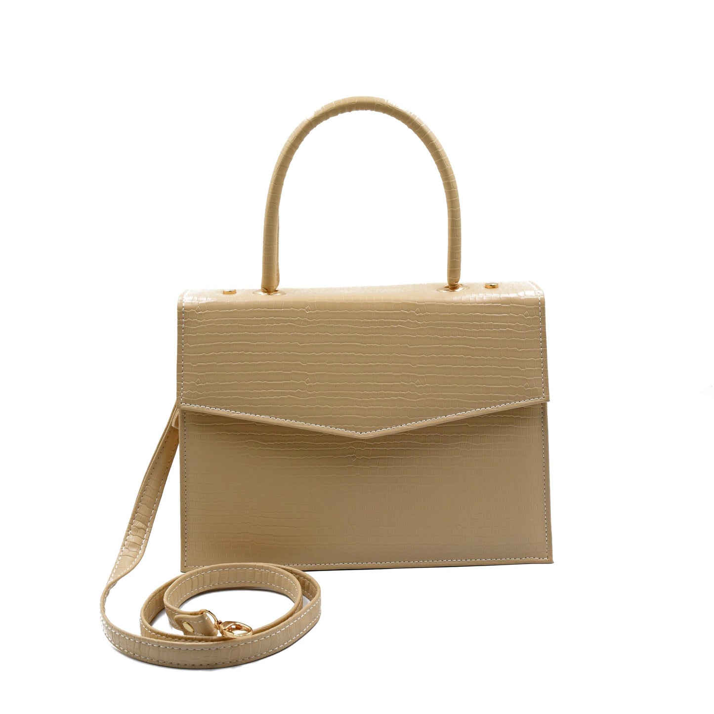 Statique Handbag For Women - Skin Beige