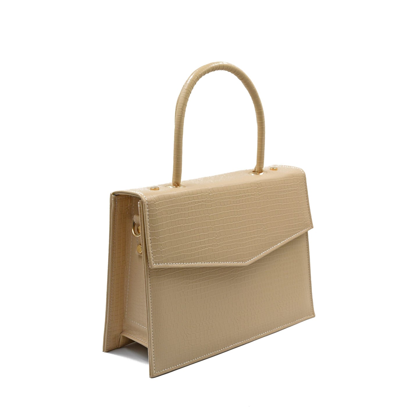 Statique Handbag For Women - Skin Beige