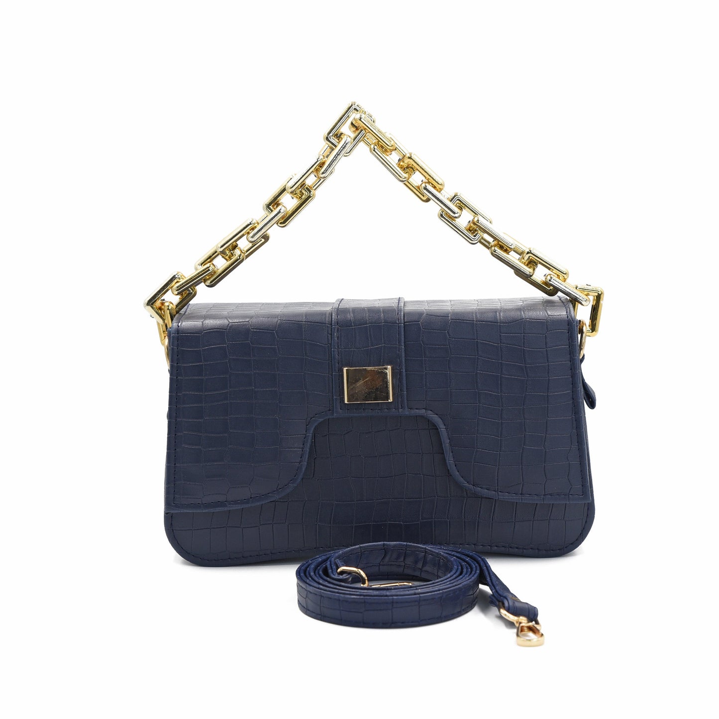 Sling Crossbody Bag - Navy Blue