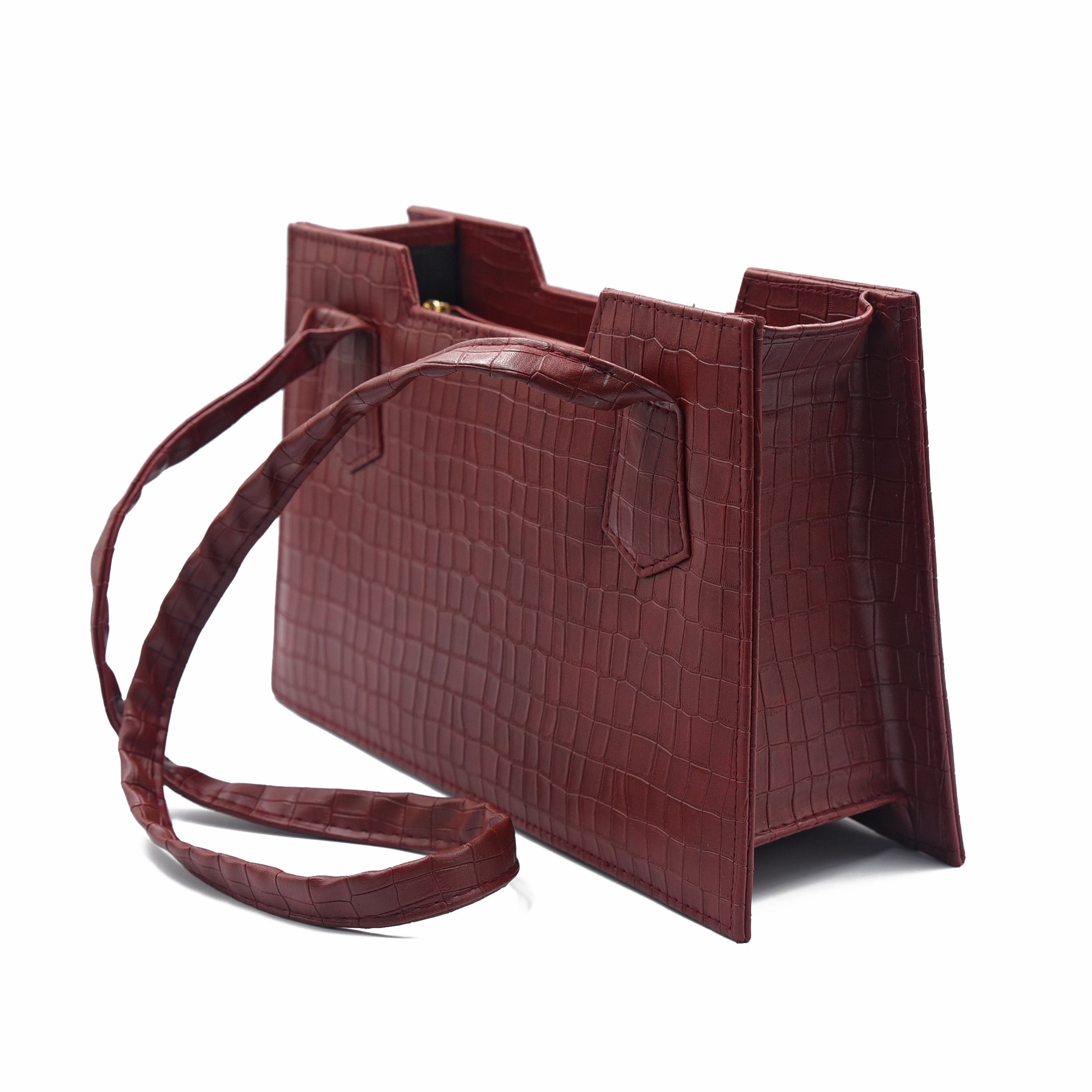 GlideStrap Crossbody Bag - Maroon