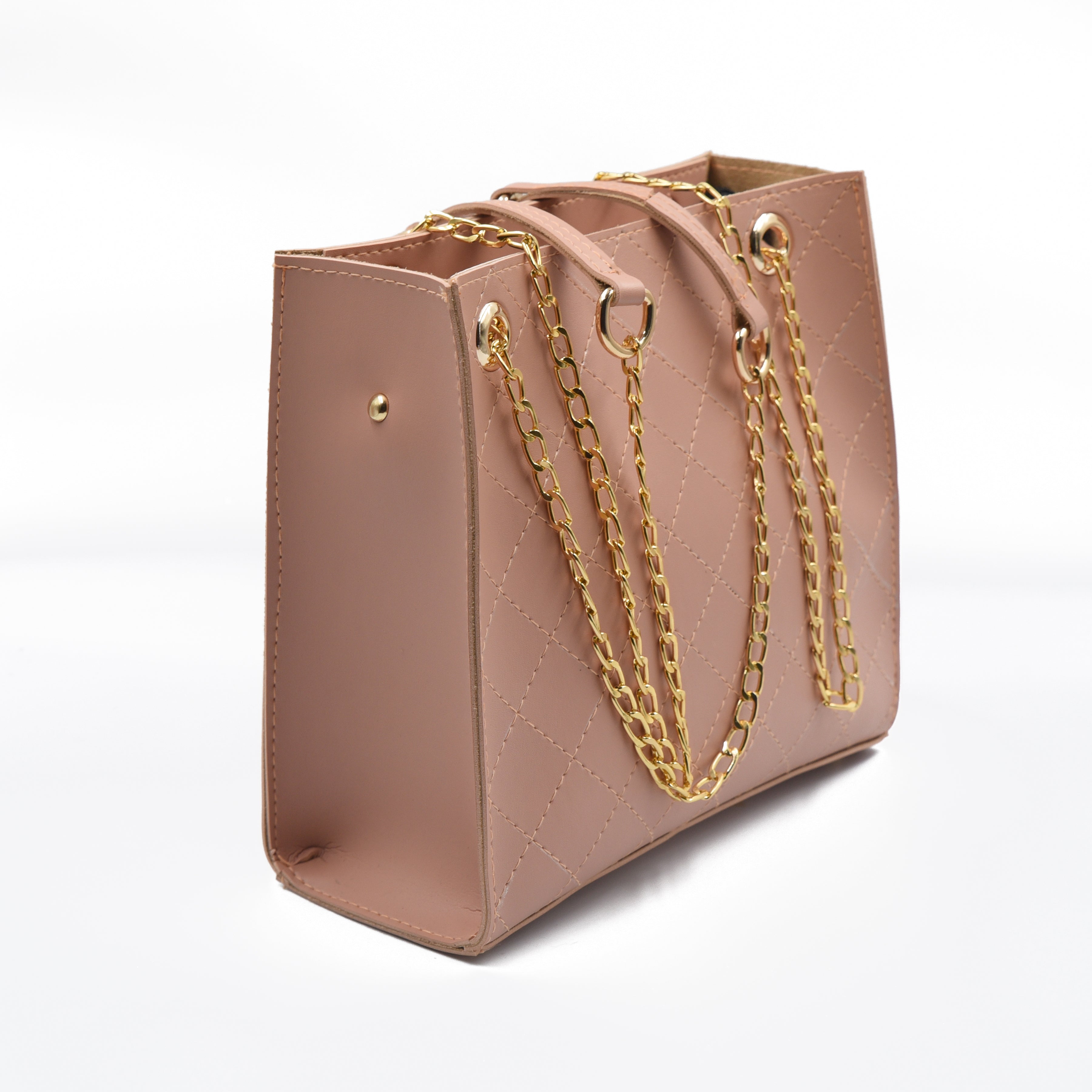 Regalia long chain crossbody Bag-Peach