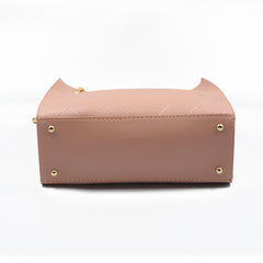 Regalia long chain crossbody Bag-Peach