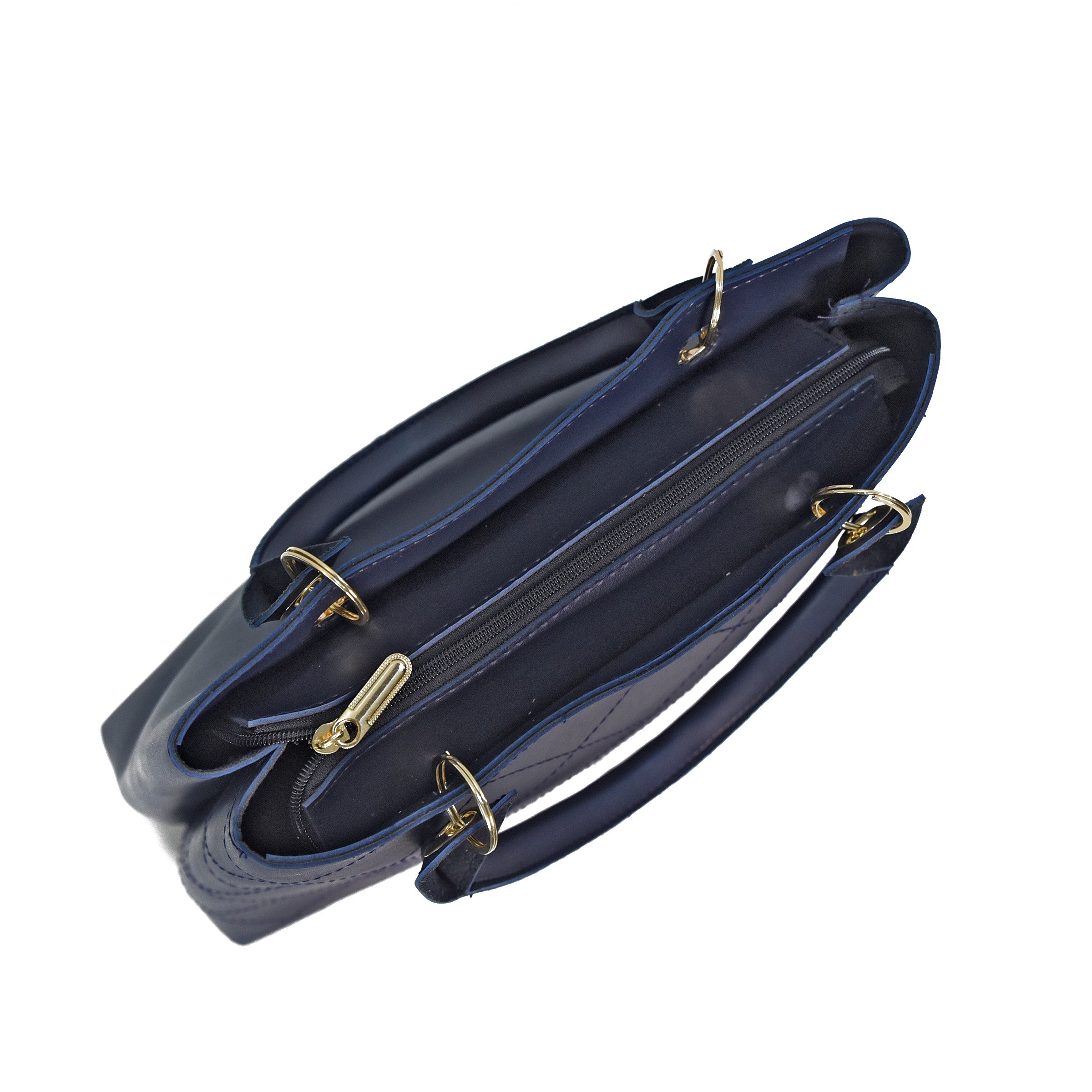 AuraGlam Tote Bag - Navy Blue