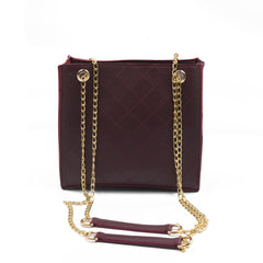 Regalia long chain crossbody Bag - Maroon