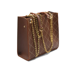 Regalia long chain crossbody Bag - Brown