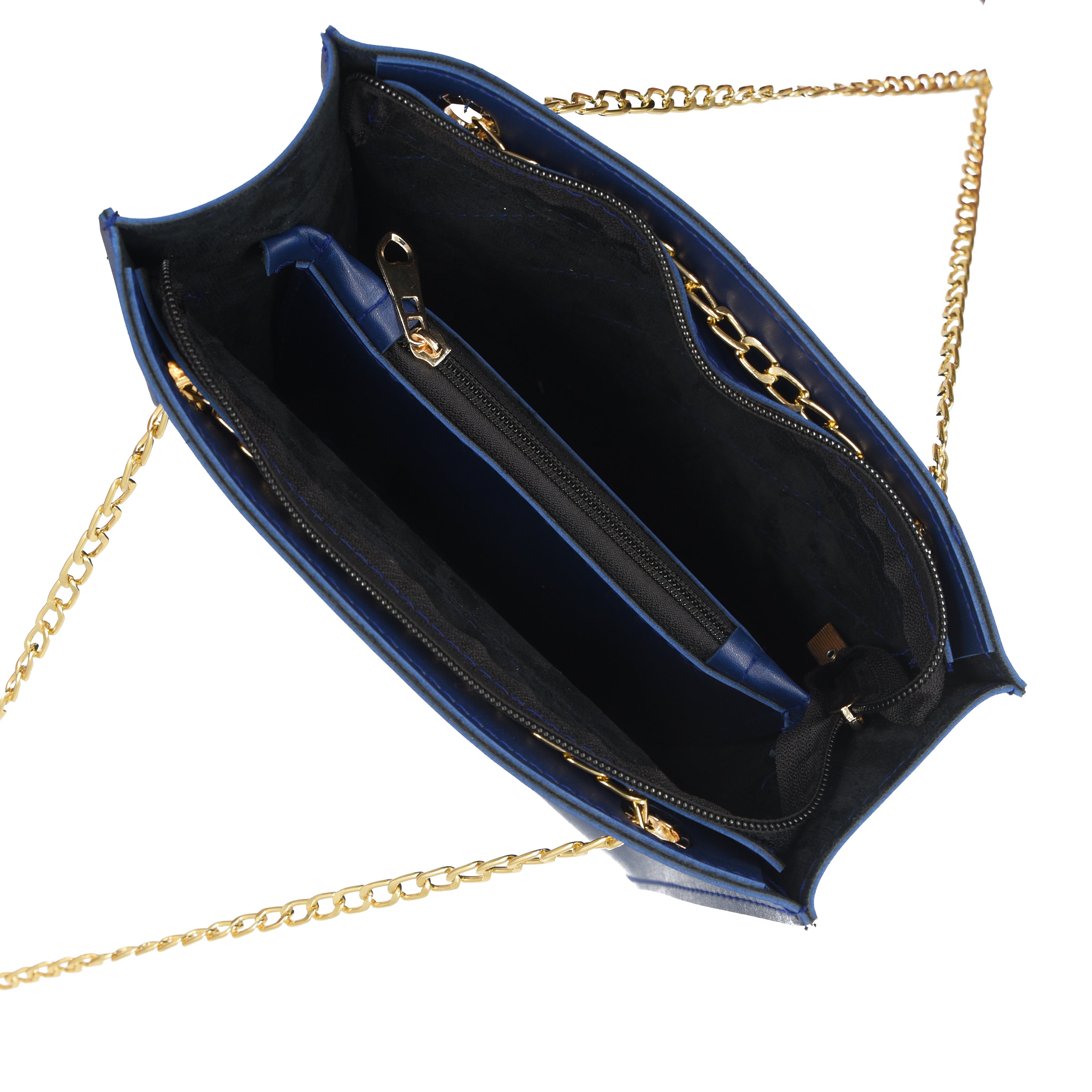 Regalia long chain crossbody Bag - Navy Blue