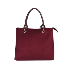 AuraGlam Tote Bag - Maroon