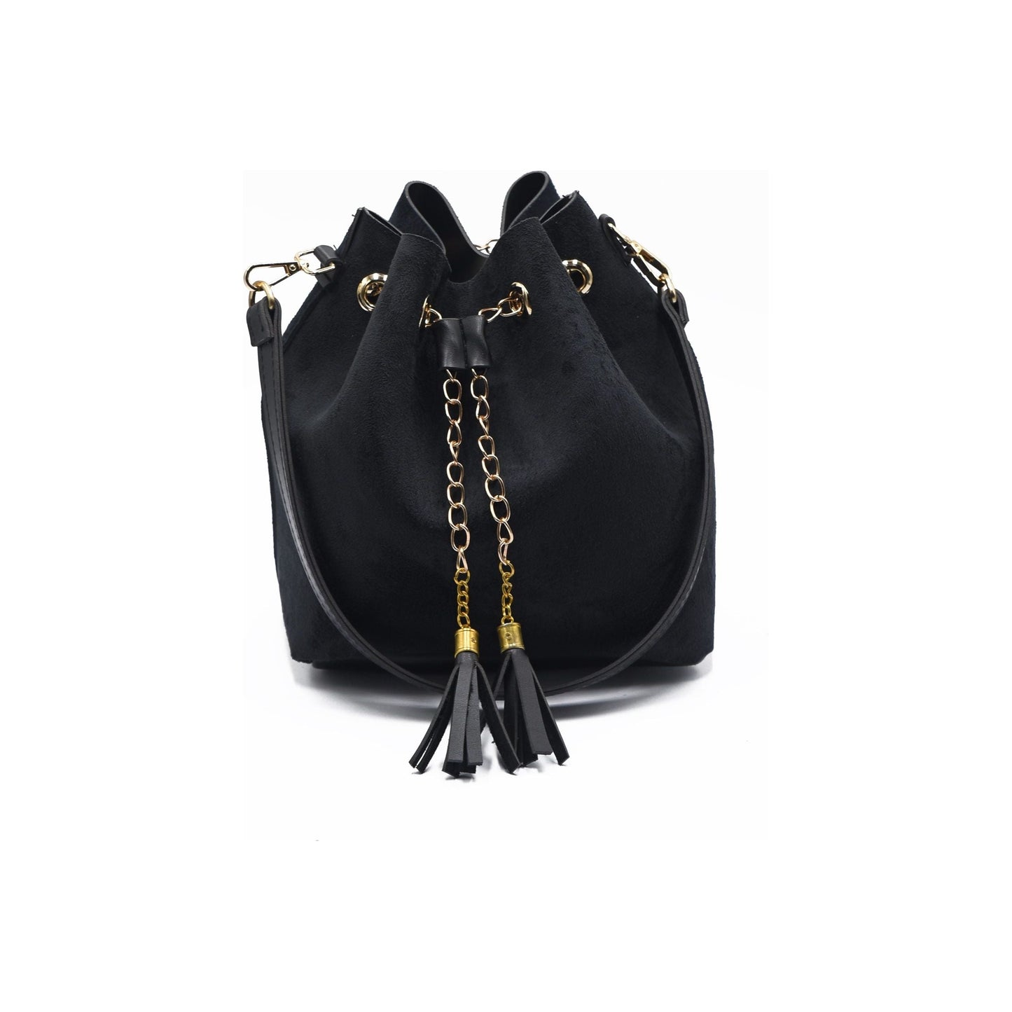 Elara Bucket Bag - Black