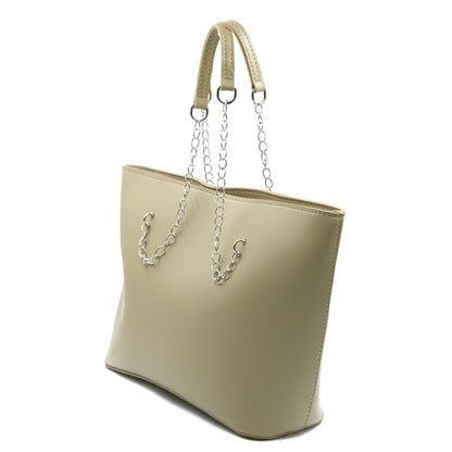 Large Capacity Tote Bag - Skin Beige