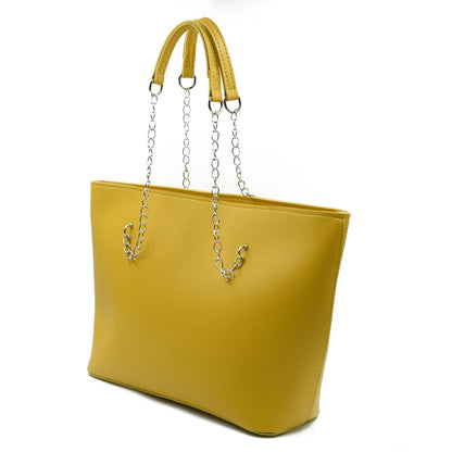 Large Capacity Tote Bag - Yellow