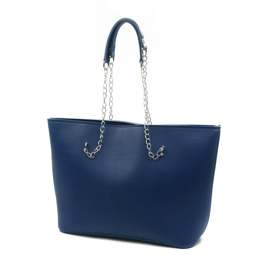 Large Capacity Tote Bag - Navy Blue