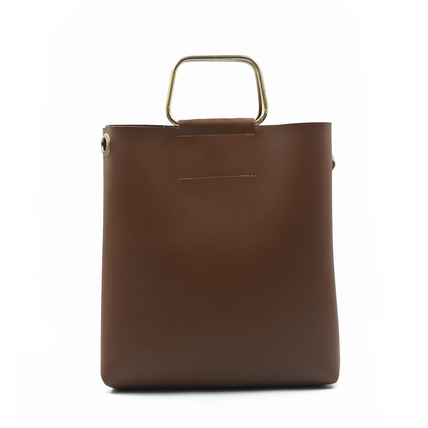 Finesse Top Handle Bag - Brown