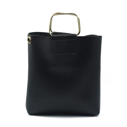 Finesse Top Handle Bag - Black