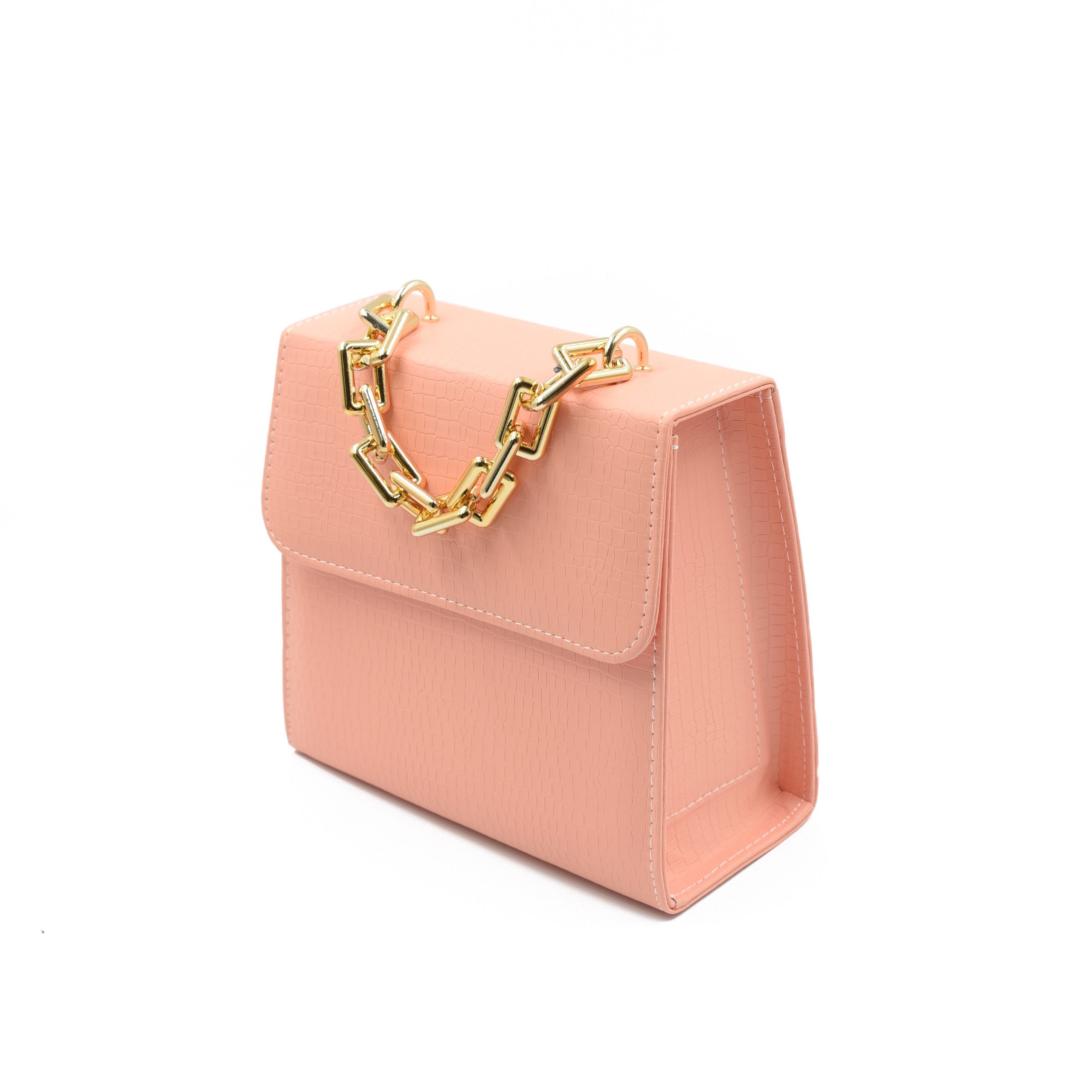 Clasique Handbag -  Peach