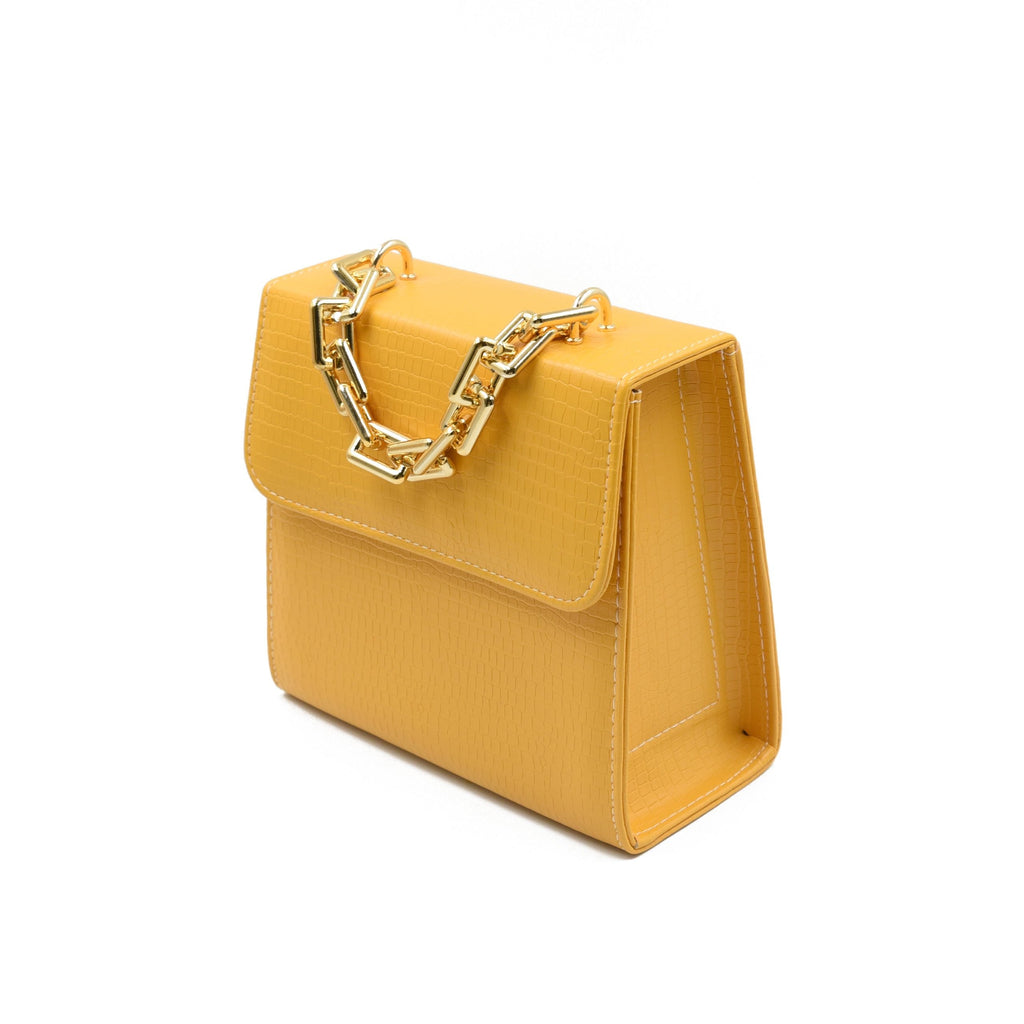 Clasique Handbag - Yellow
