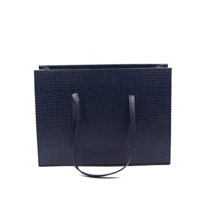 Trendiq Large Capacity Handbag - Navy Blue