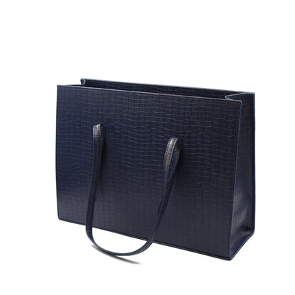 Trendiq Large Capacity Handbag - Navy Blue