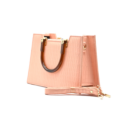 Atek - Cross Body Bag - Peach