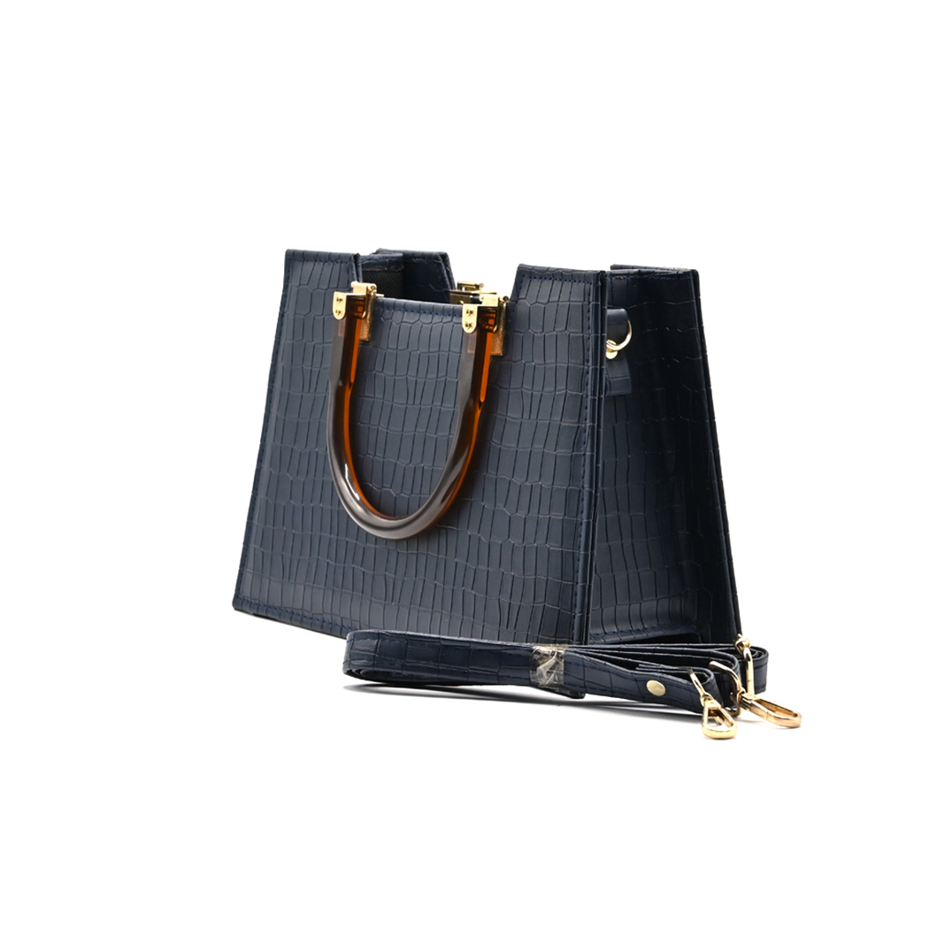 Atek - Cross Body Bag - Navy Blue