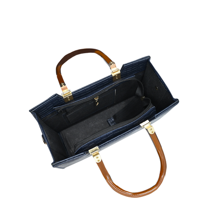 Atek - Cross Body Bag - Navy Blue