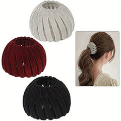 Velvet Fashion Hair Clip | Pack of 3 |