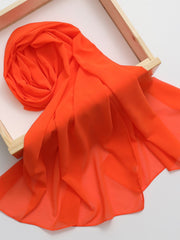 Luxury Chiffon Georgette Orange