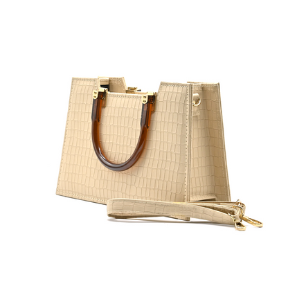 Atek - Cross Body Bag - Beige