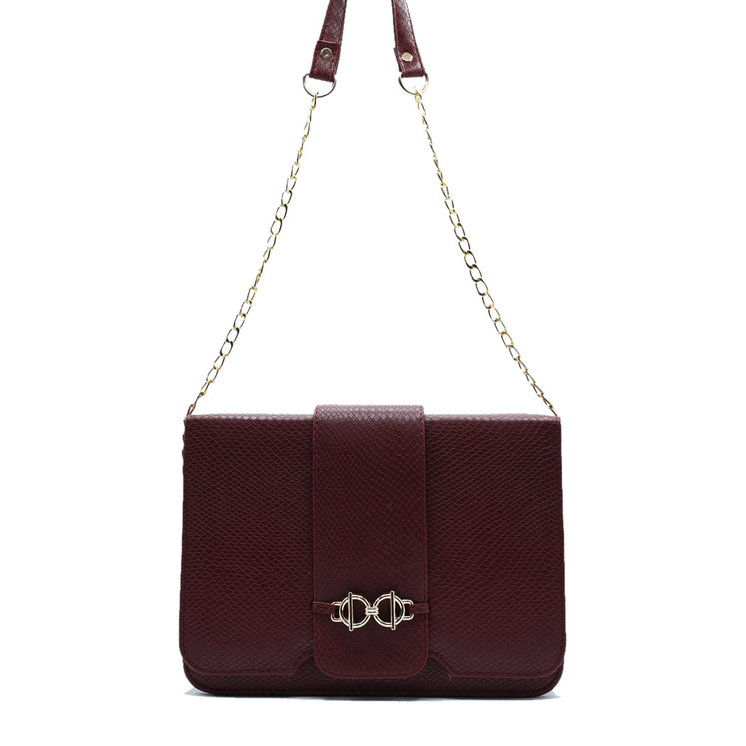 Eclipsa Crossbody Bag - Maroon