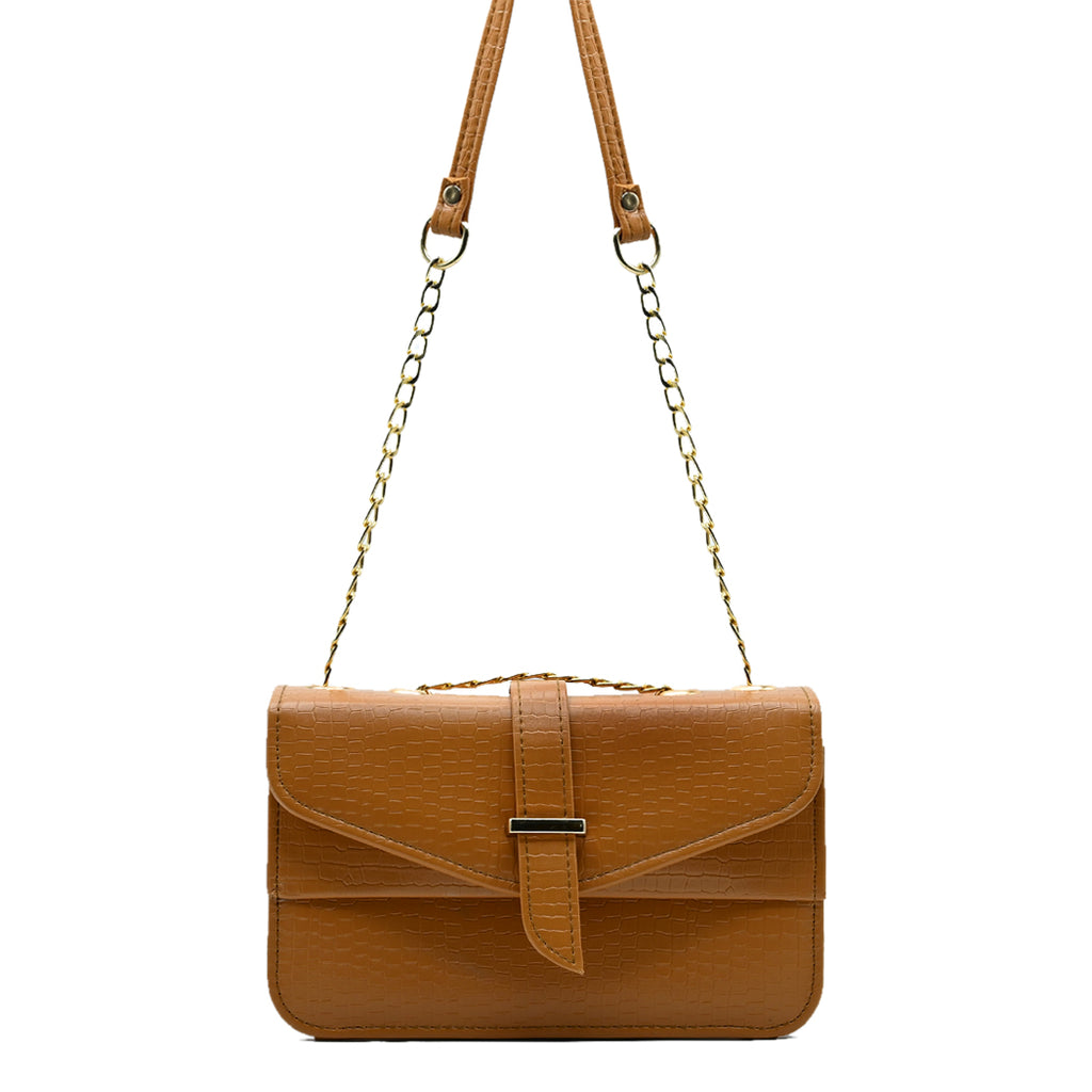 Stylisha Crossbody chain Bag - Tang