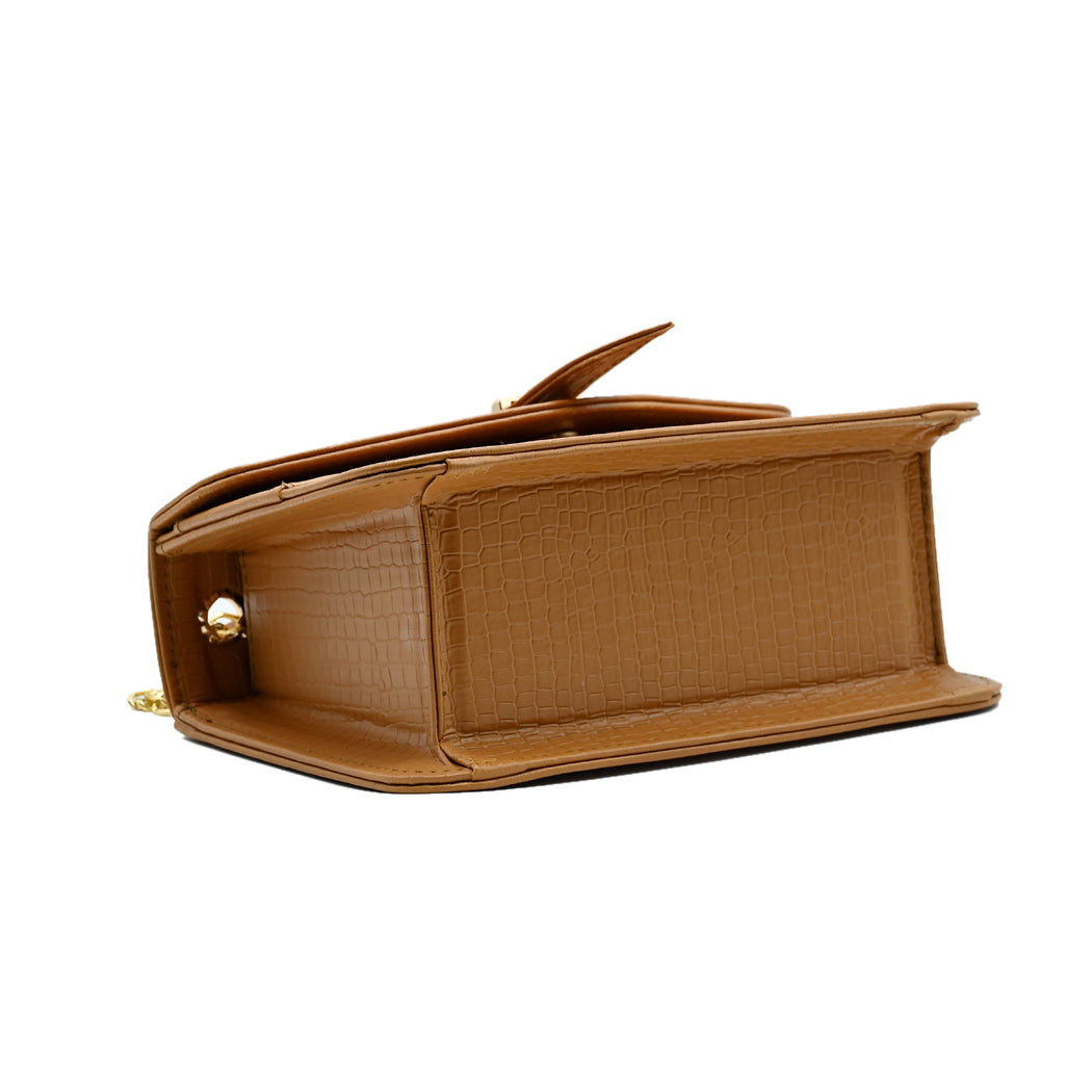 Stylisha Crossbody chain Bag - Tang