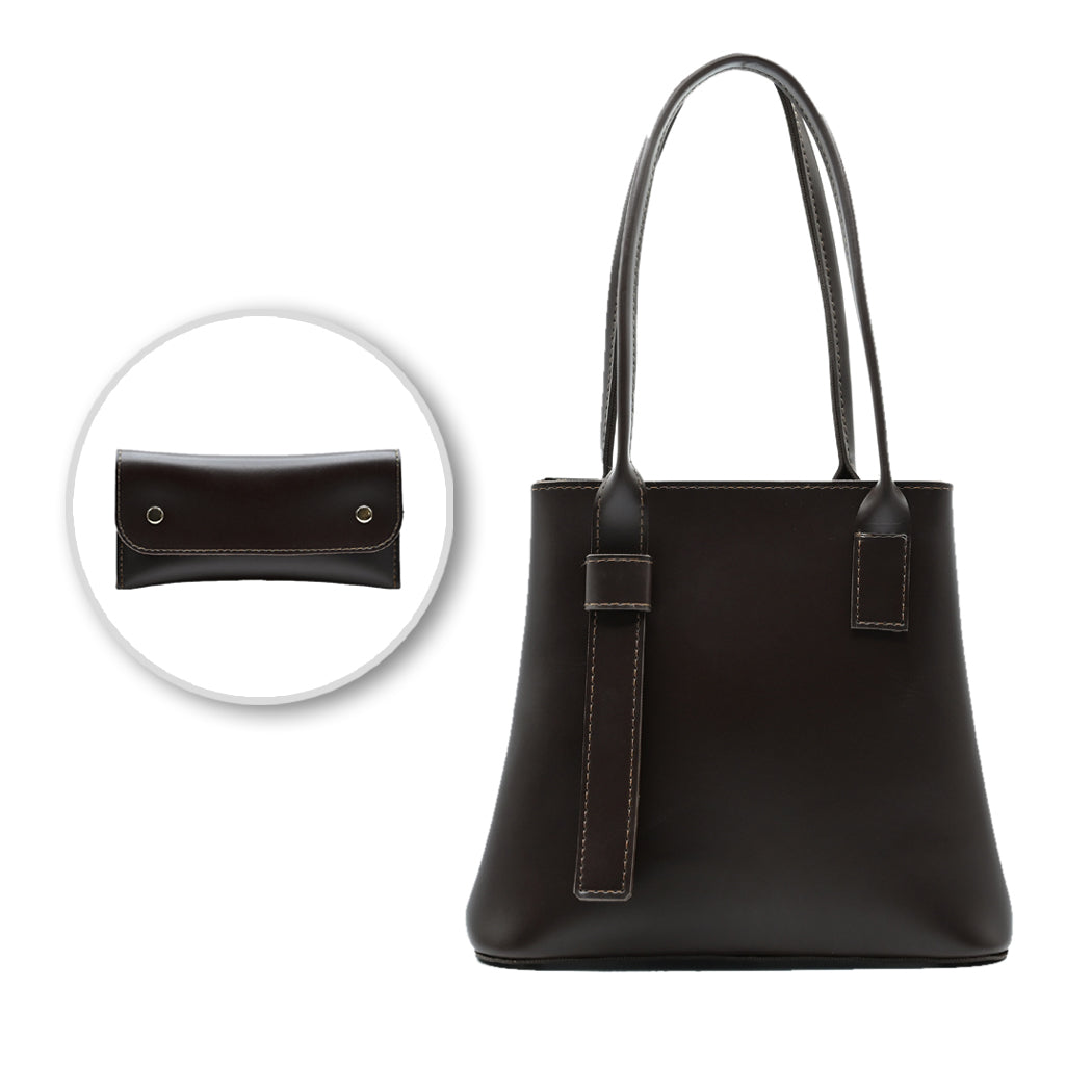 Crimson Aura Bag - Chocolate Brown