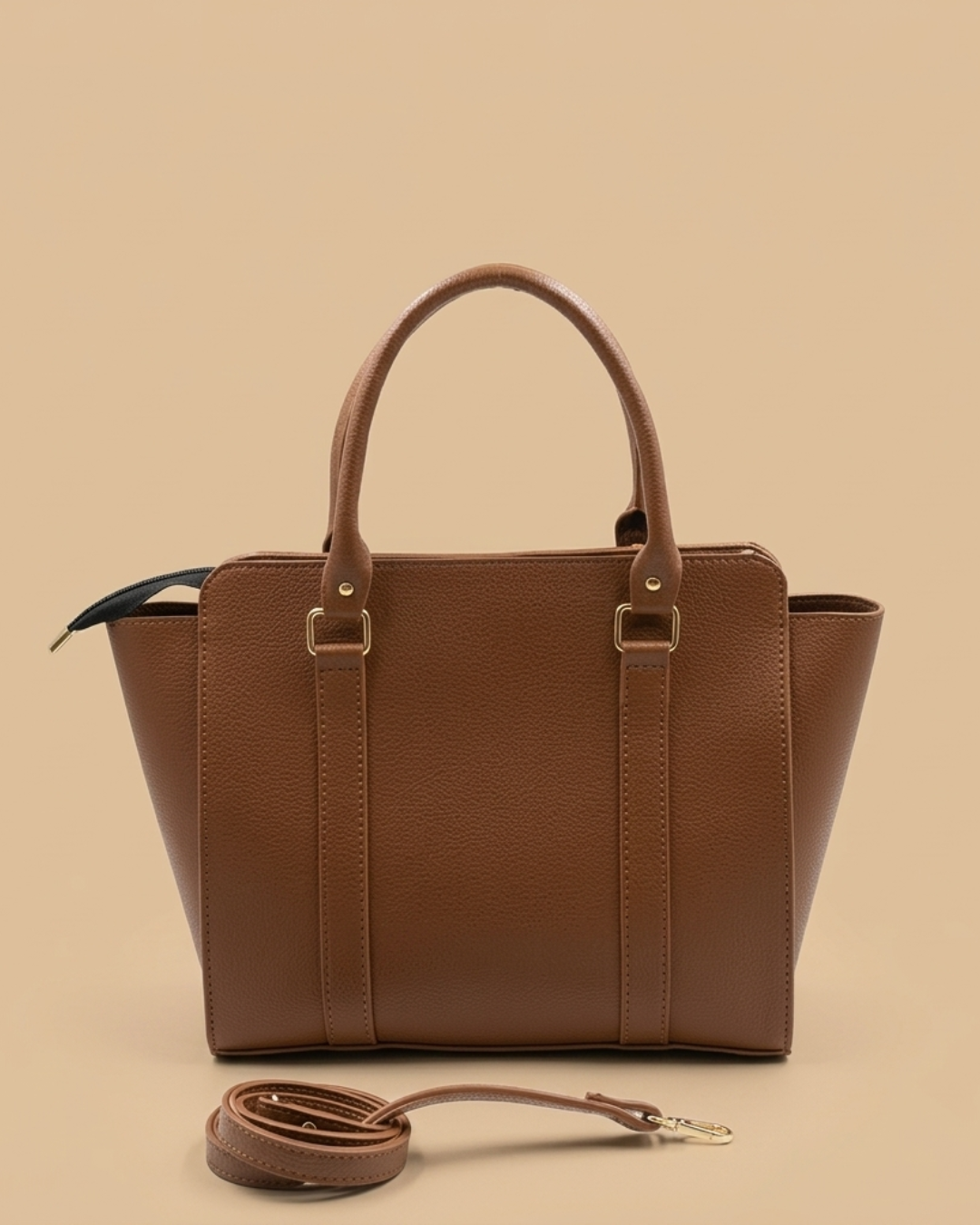 Eclat Tote Bag -Brown
