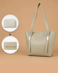 Grace Trio Handbag Set of 3 Beige
