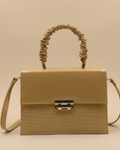 Leather Crossbody Bag -Skin Beige