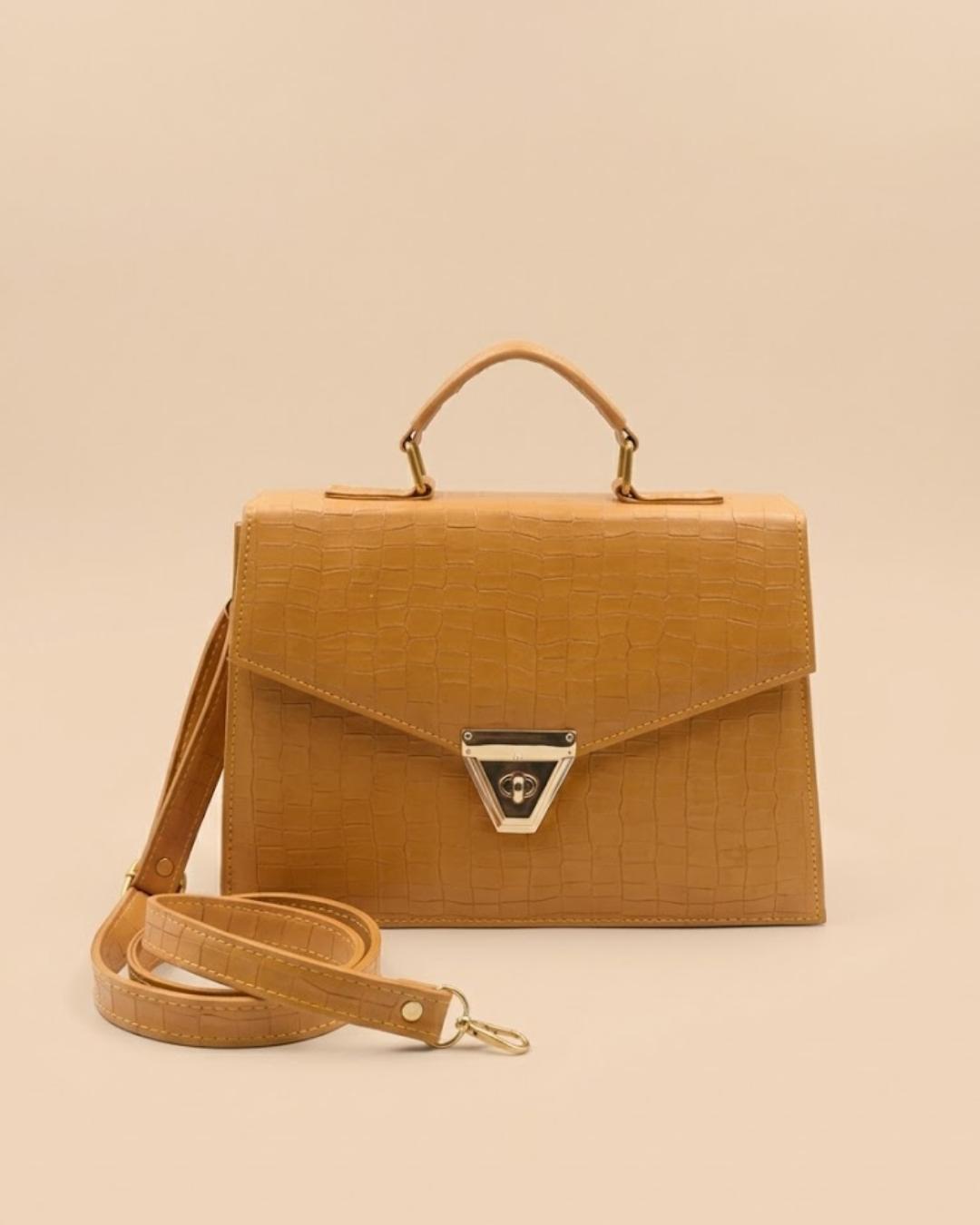 Quaint Crossbody Bag - Mustard