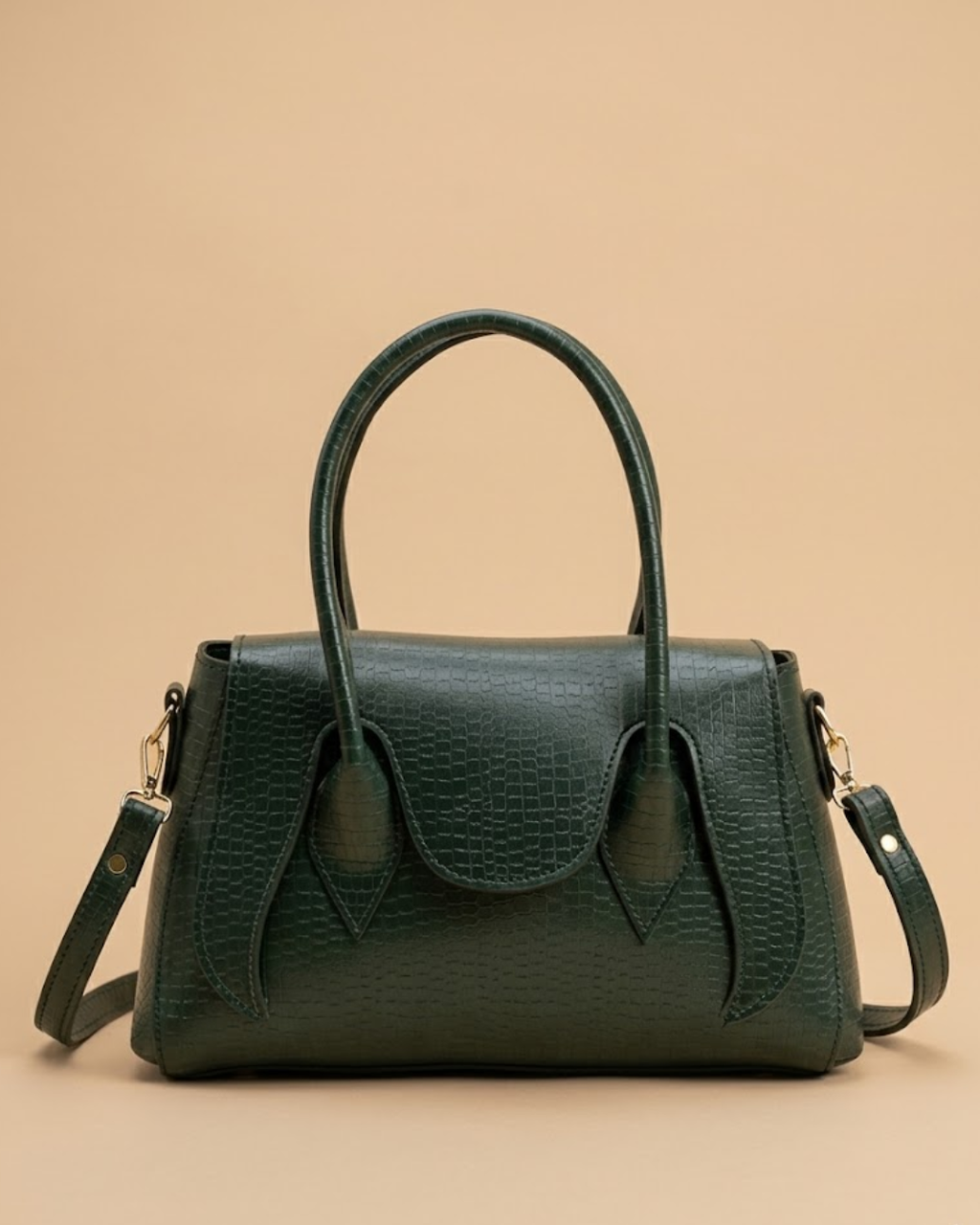 Seren Tote Satchel Handbag for Women – Olive Green