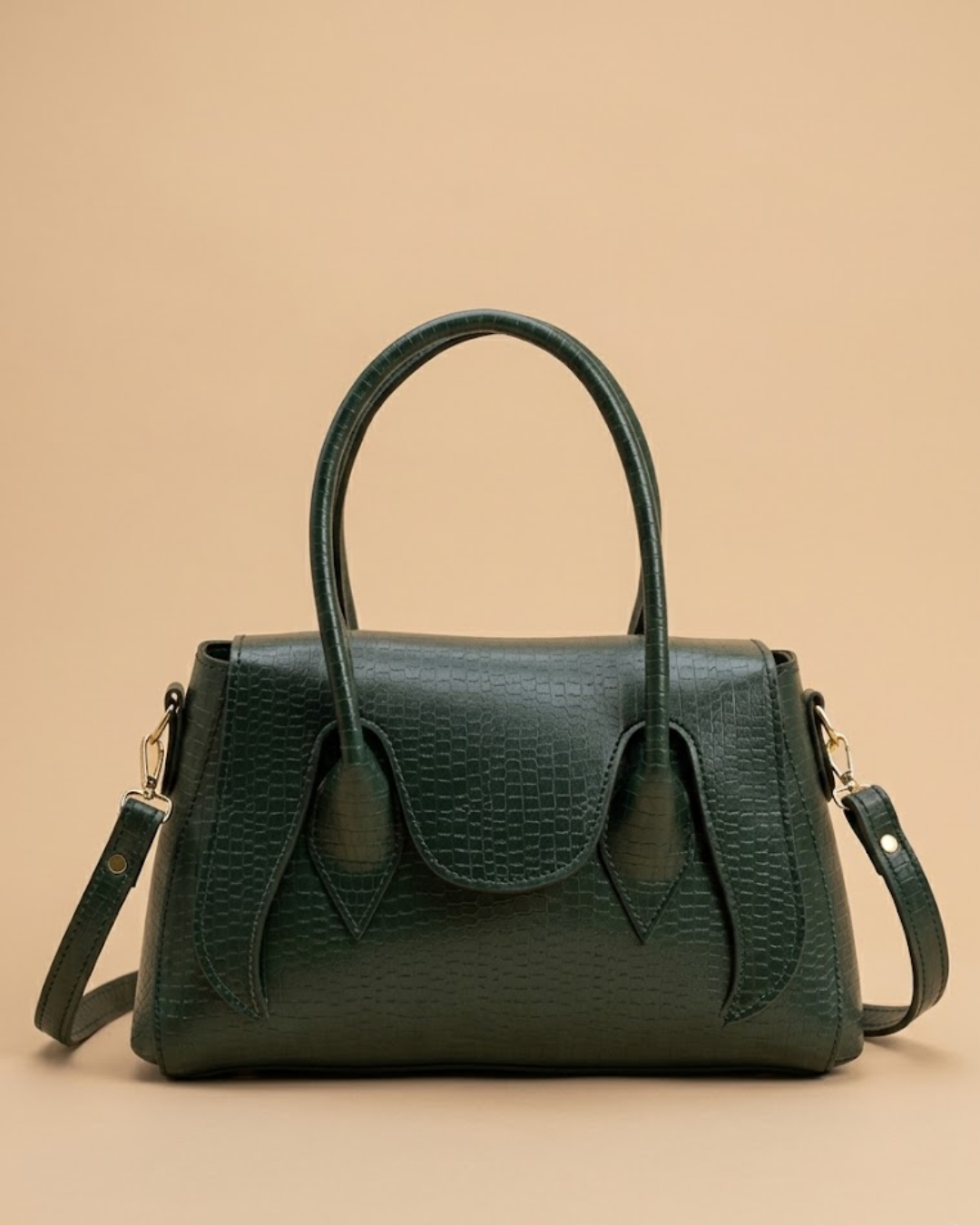 Seren Tote Satchel Handbag for Women – Olive Green