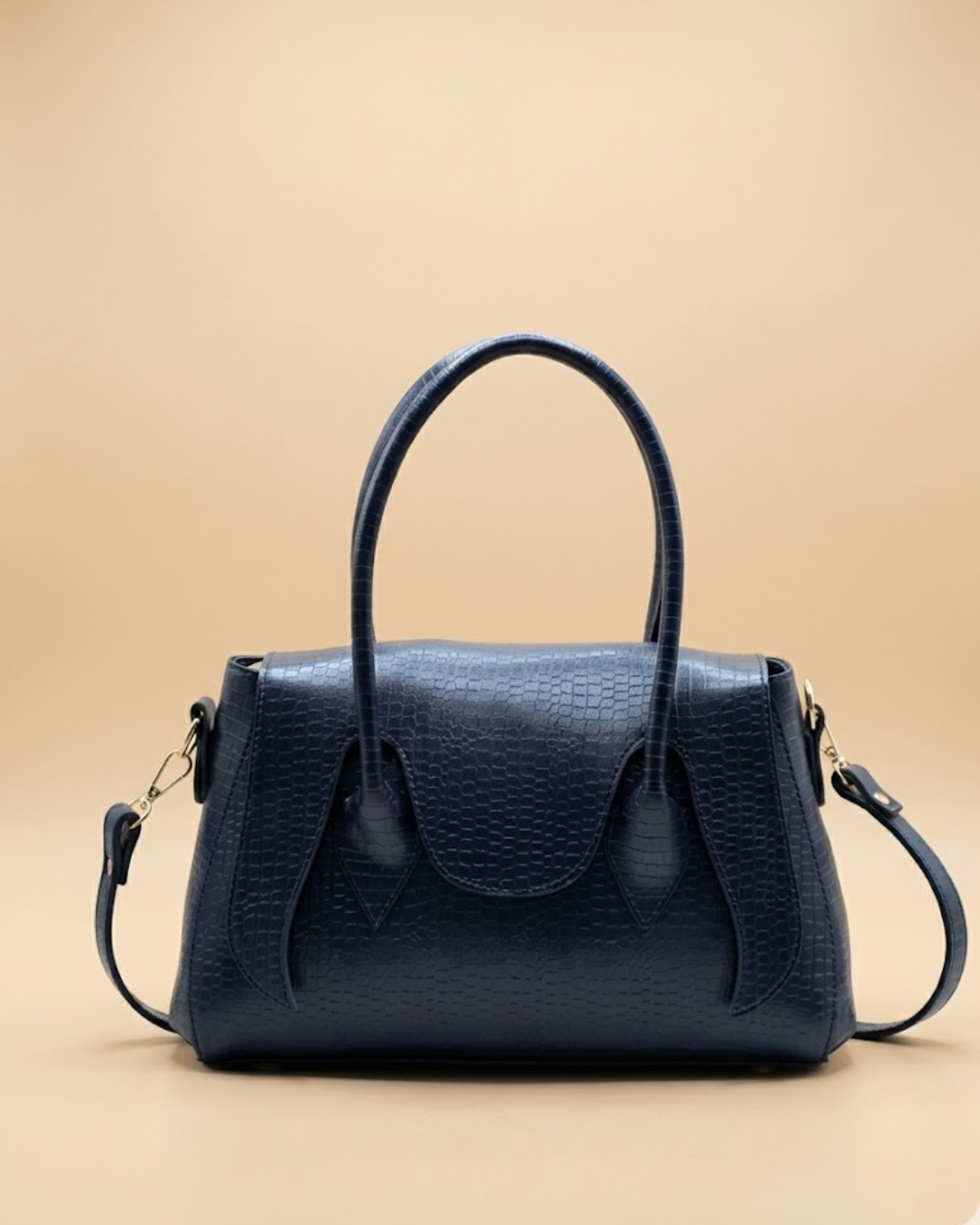 Seren Tote Satchel Handbag for Women – Navy Blue