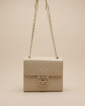 Trendy Chain Stylish Bag Beige
