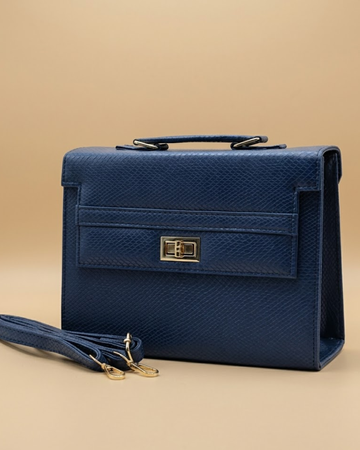 Claire Handbag For Women - Navy Blue