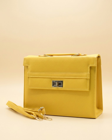 Claire Handbag For Women - Yellow