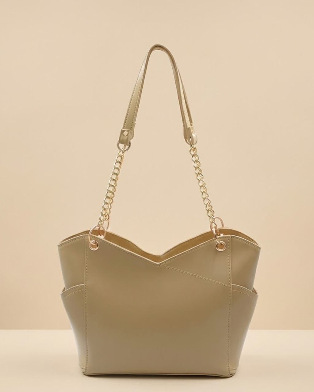 Glamor Tote Bag - Skin Beige